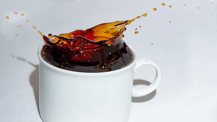 コーヒーが爆発